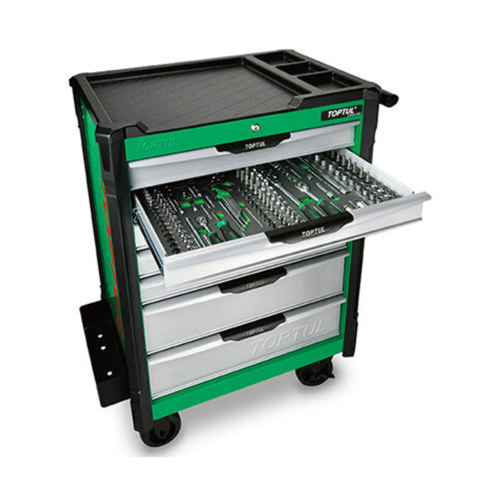 toptul tool chest with tools in drawers