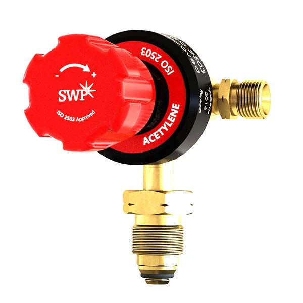 Superflow Single Stage 1.5 Bar Plugged Acetylene Regulator