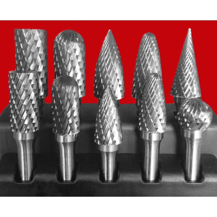 Vires T/C Rotary Burr Set 10pce