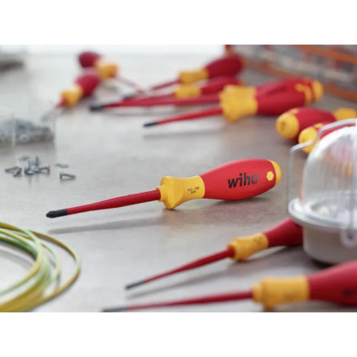 Wiha SoftFinish® Electric SlimFix SL/PZ Screwdriver Set (6pc)