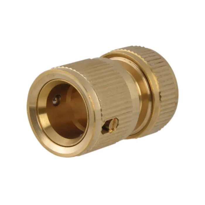 Faithfull 1/2'' Brass Female Water Stop Connector 12.5mm