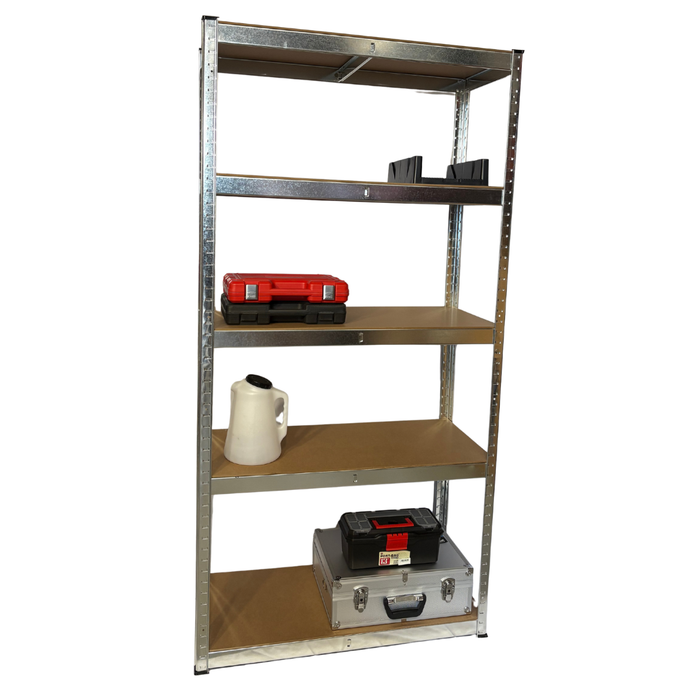 MT 1.8M Boltless 5 Tier Galvanised Shelving Unit (900 x 400mm)