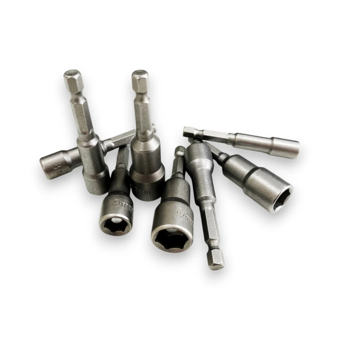 Toolzone 8pc 1/4" Dr Mag. Nut Drivers 6-13mm