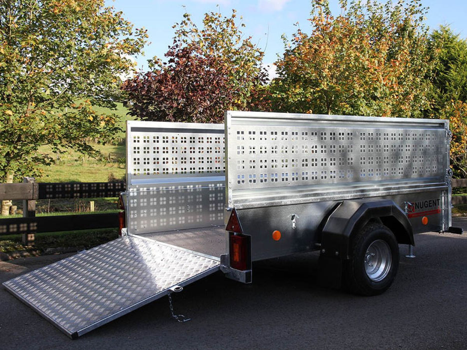 Nugent Utility 7' 1'' x 4' 2'' Single Axle Trailer c/w Ramp Door (750kg)