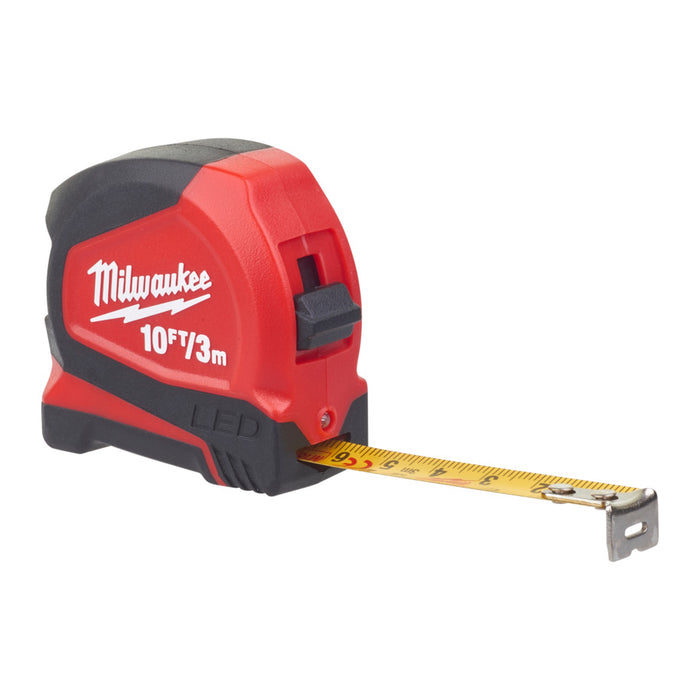 Milwaukee 48226602 3M/10ft Tape Measure with LED Light