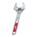 Milwaukee adjustable wrench on a white background