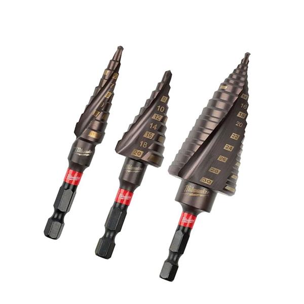 Milwaukee 48899266 Shockwave Step Drill Set