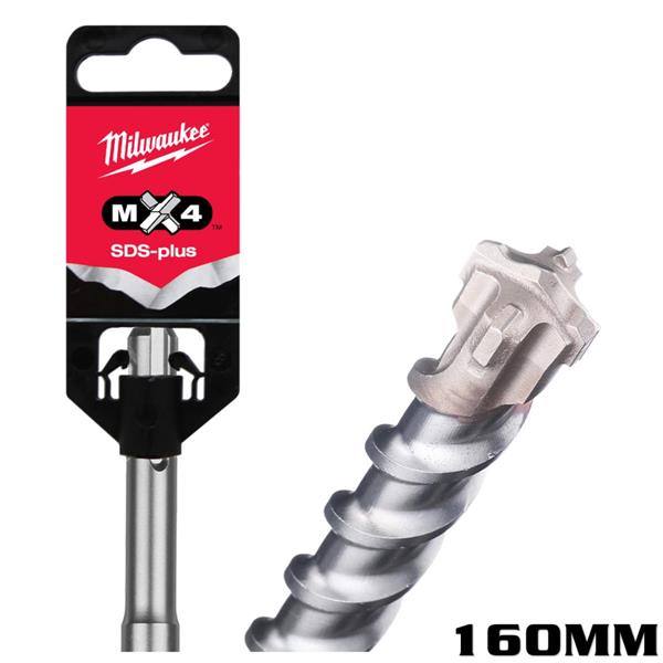 Milwaukee 5.5 x 160mm SDS Plus MX4 4 Cut Drill Bit