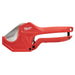 Red Milwaukee pipe cutter on a white background