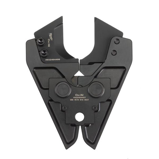 Black crimping tool on a white background