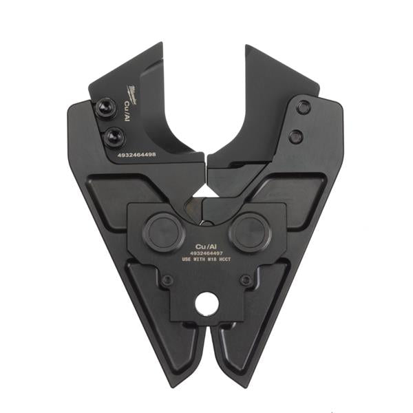 Black crimping tool on a white background