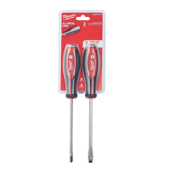 Milwaukee 4932471872 Tri-Lobe Demolition Screwdriver Set 2pc