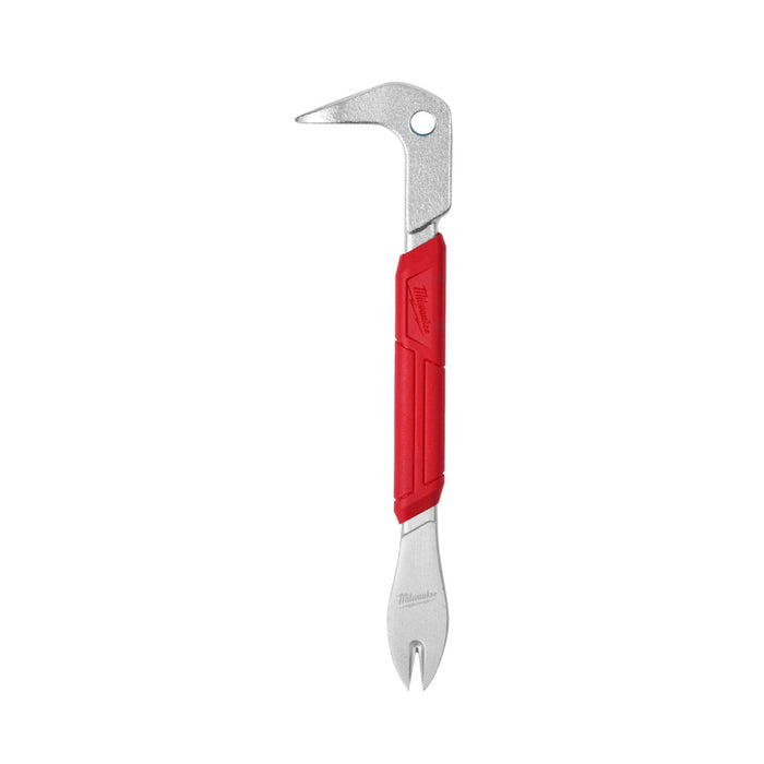 nail pullers with red handle on a white background