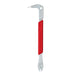 nail puller with red handle and silver tools on a white background