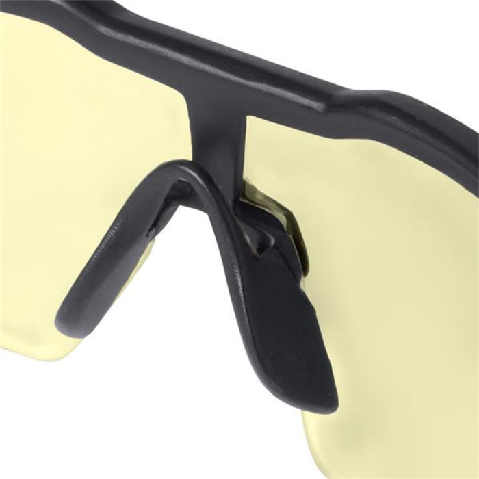 Milwaukee Yellow Enhanced Scratch Resistant Safety Glasses
