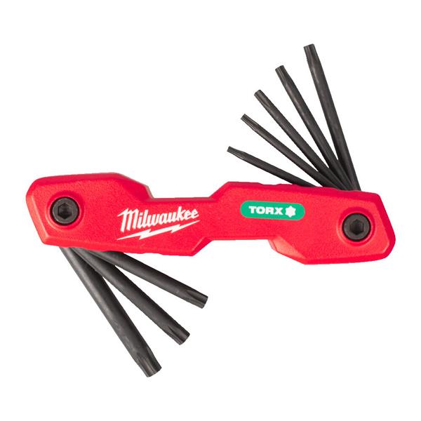 Milwaukee 4932480979 Torx Folding Hex Key Set 8 Piece