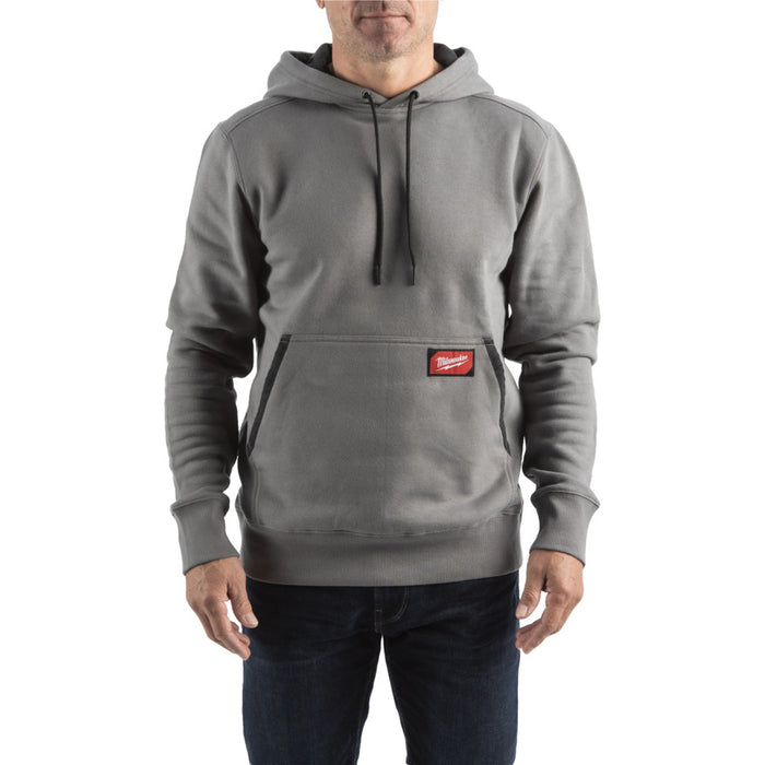 Milwaukee Work Hoodie Mid Weight - Grey Small