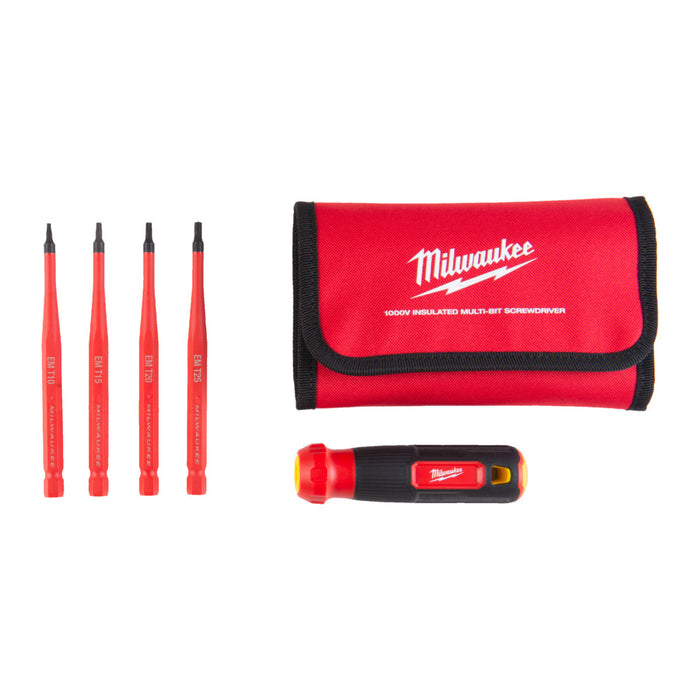 Milwaukee 4932493657 Insulated 10 in 1 Multi-Bit Screwdriver Set
