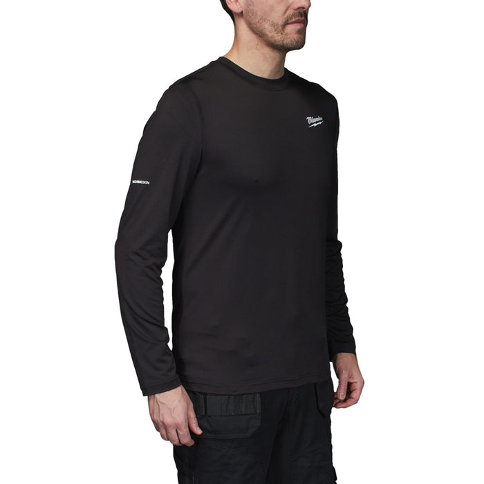 Milwaukee WORKSKIN Cold Weather Base Layer Long Sleeve - Black Large