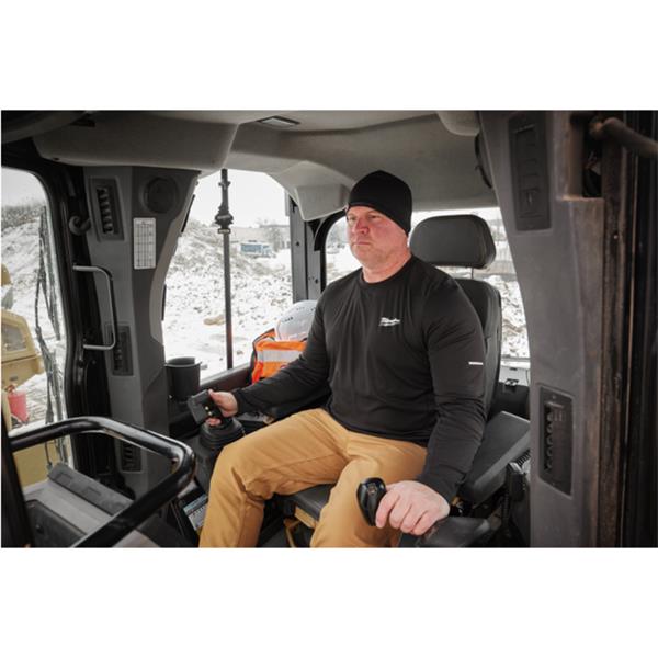 Milwaukee WORKSKIN Cold Weather Base Layer Long Sleeve - Black Large
