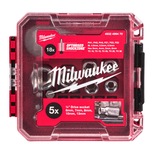 milwaukee drive compact ratchet set