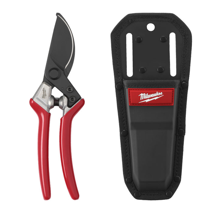 BYPASS PRUNING SHEARS 25MM WITH SHEATH