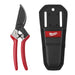 BYPASS PRUNING SHEARS 25MM WITH SHEATH