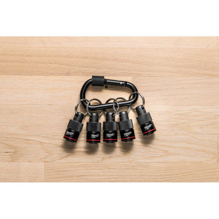 Milwaukee 4932502117 Shockwave 1/4" Hex Quick Release Carabiner - 5pc