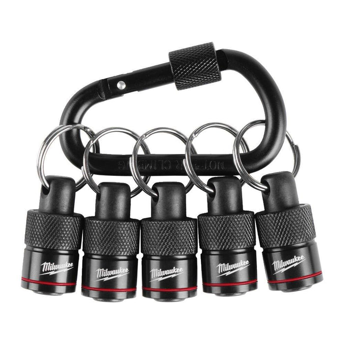 Milwaukee 4932502117 Shockwave 1/4" Hex Quick Release Carabiner - 5pc
