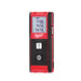 Red Milwaukee laser measure on a white background