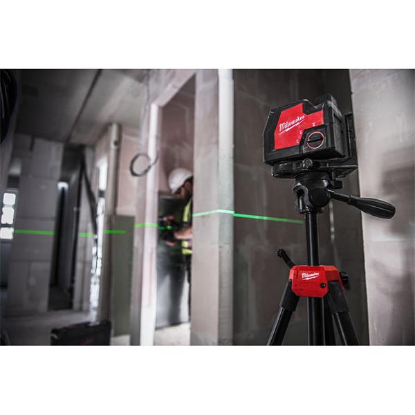 Milwaukee L4 CLLP-301C USB Rechargeable Green Cross Line Laser