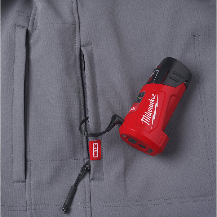 Milwaukee M12HJGREY5-0 M12 Heated Jacket - Grey (Bare Unit) Medium