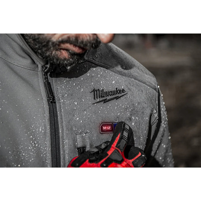 Milwaukee M12HJGREY5-0 M12 Heated Jacket - Grey (Bare Unit) X Large