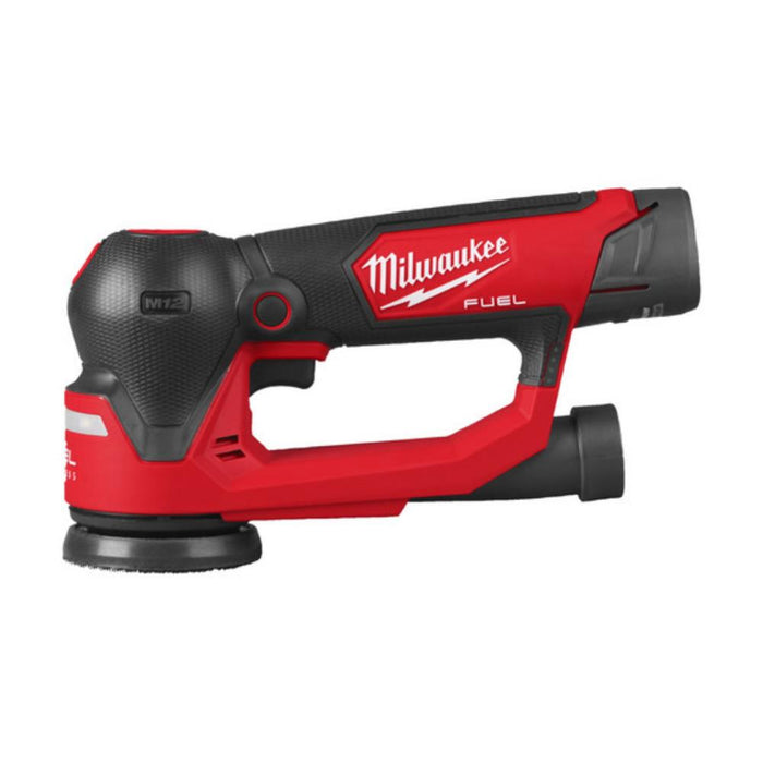 Milwaukee M12FSDR75-202B 12v Fuel 75mm Random Orbital Sander (2X2Ah)