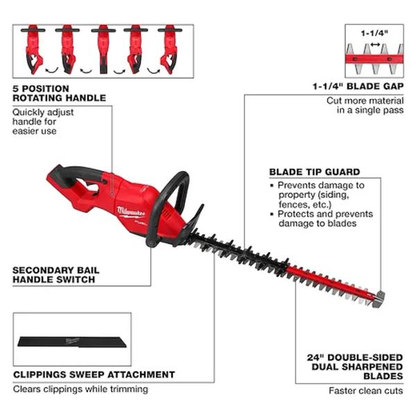 Milwaukee M18FHET60G2-0 18v Fuel Hedge Trimmer (Bare Unit)