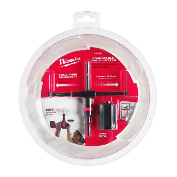 Milwaukee 49560260 Adjustable Hole Saw 51-178mm