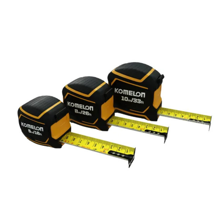 Komelon 10M/ 33ft Extreme Stand Out Pocket Tape (Width 32mm)