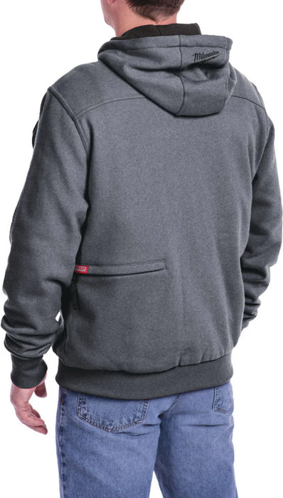 Milwaukee M12HHGREY3-0 M12 Grey Heated Hoody (Bare) Large