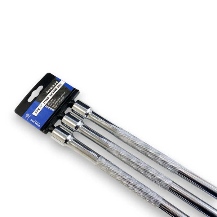 Toolzone 3pc 1/2" Long Ext Bars 15/18/24"
