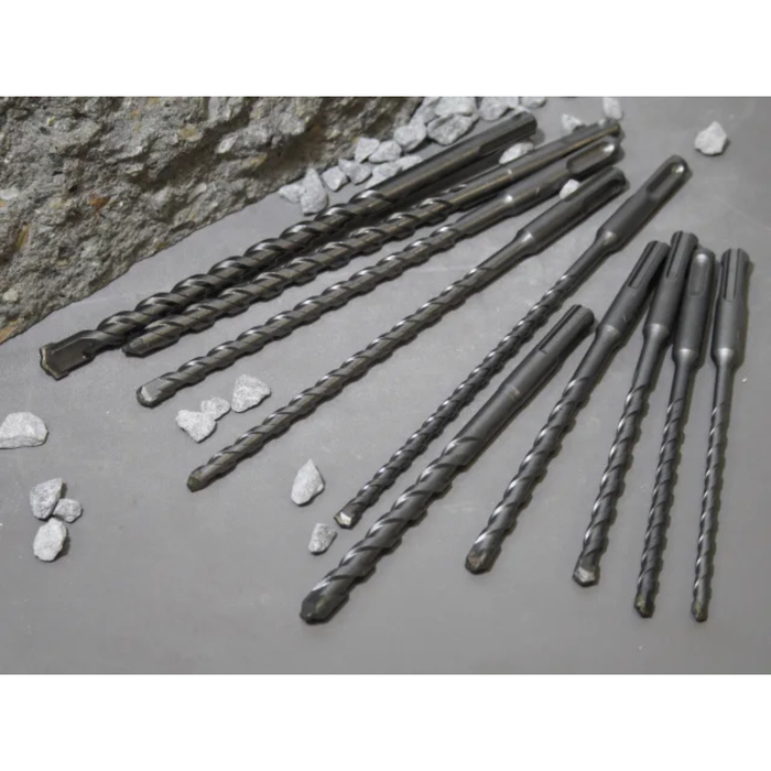 Faithfull 10pc SDS Plus Drill Bit Set (5.5 - 12mm)