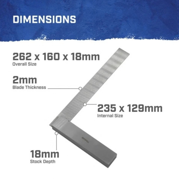 Faithfull Engineer's Square 225mm (9in)