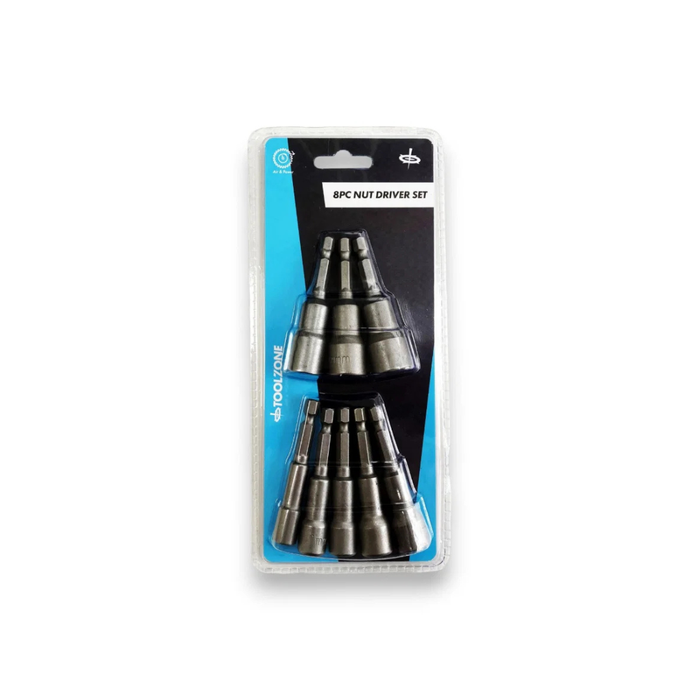 Toolzone 8pc 1/4" Dr Mag. Nut Drivers 6-13mm