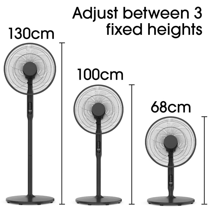 Futura 16'' Oscillating Pedestal Standing Fan(Remote/ Timer)
