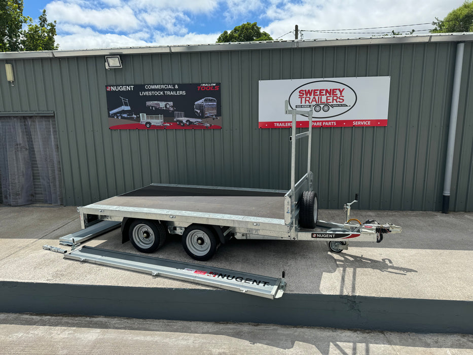 Nugent Flatbed 10' x 6' Twin Axle c/w Dropsides (2700kg)