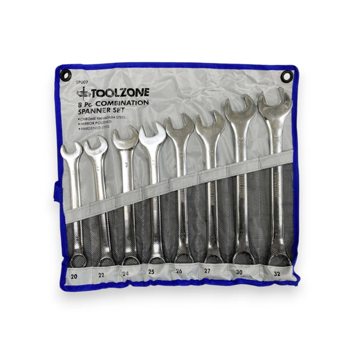Toolzone 8pc Jumbo Spanners (20-32mm)