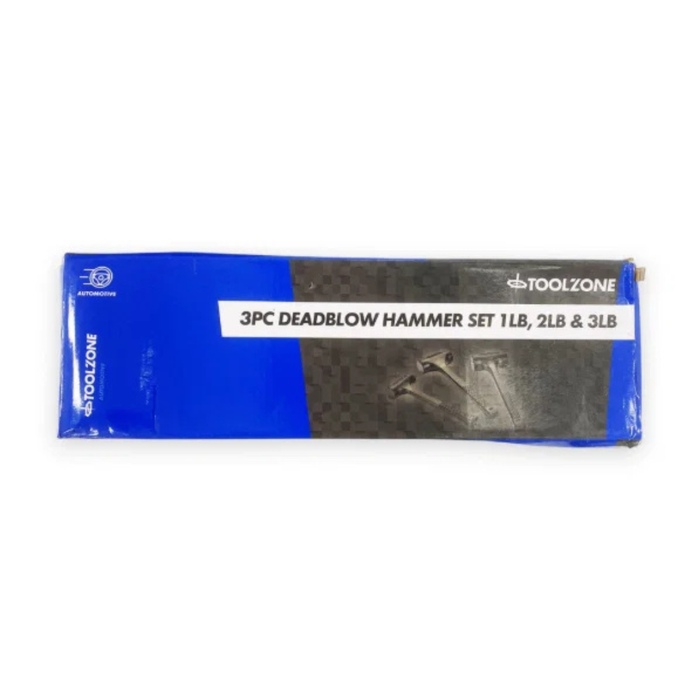 Toolzone 3pc Deadblow Hammer Set 1-2-3lb