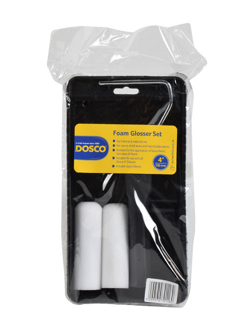 Dosco 4" Foam Glosser Set C/W Spare Sleeve & Tray