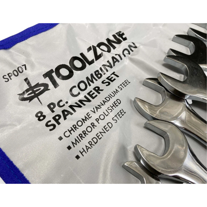 Toolzone 8pc Jumbo Spanners (20-32mm)