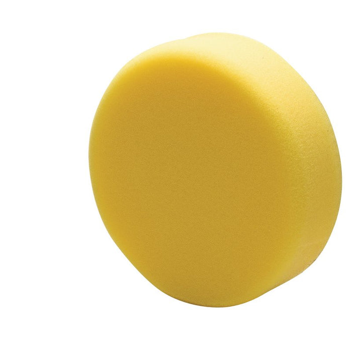 Draper 180mm Yellow Coarse Polishing Sponge (Hook & Loop)
