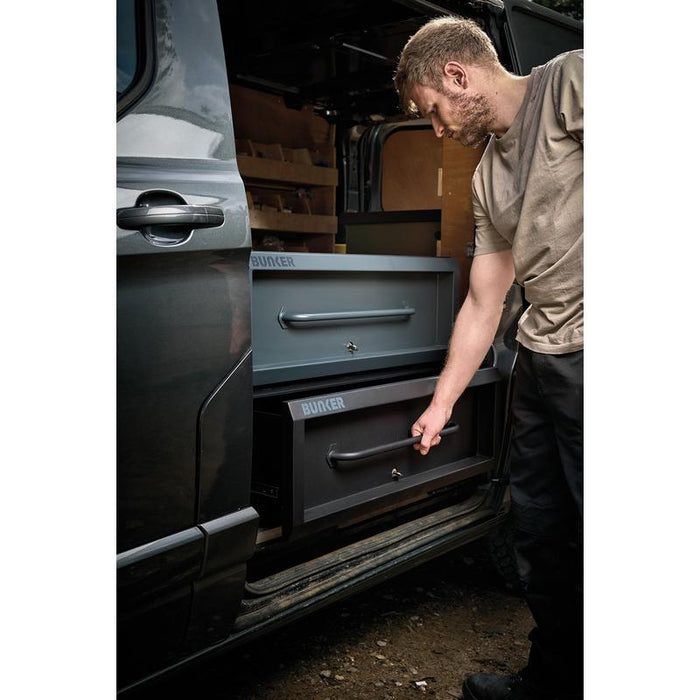 Draper 07134 Bunker Grey K1 Stacking Security Box